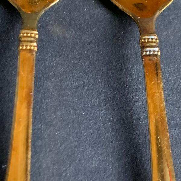 Klassische vintage 6
Tassenlöffel Rosenmuster von Robbe & Berking 800er Silber vergoldet