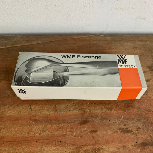 Vintage versilberte Eiszange von WMF OVP