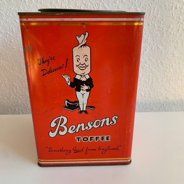 Vintage Blechdose Royal Fruit Drops von Bensons Toffee