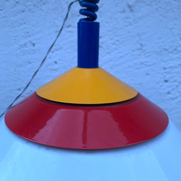 Vintage Deckenlampe im Memphis Style