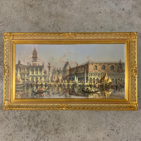 Ölgemälde Ansicht Venedig von Horst Miesler