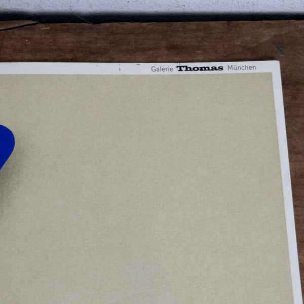 Offsetdruck Plakat Schmetterlinge von Jiří Kolář Galerie Thomas München