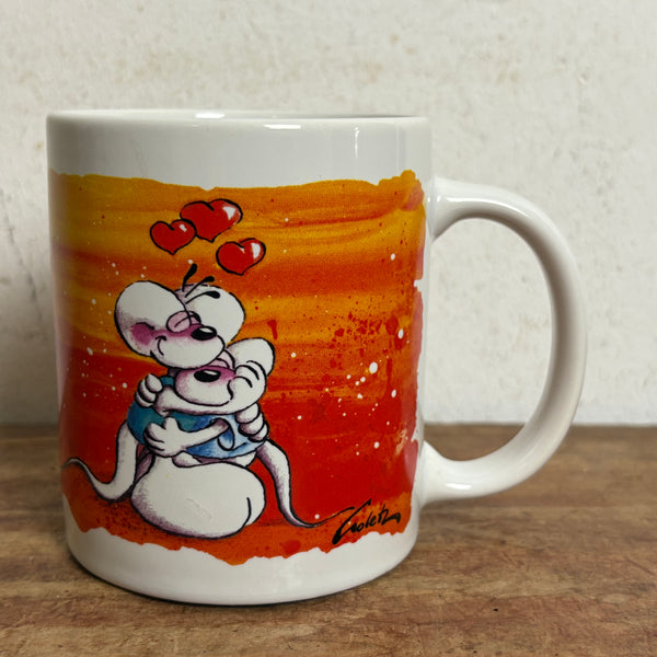 Kaffeebecher Tasse Diddl Hab dich lieb Becher
