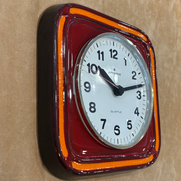 Keramik Wanduhr von Junghans