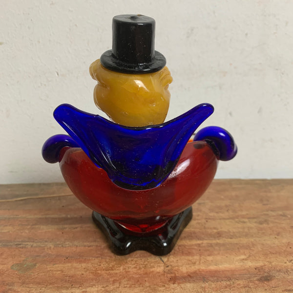 Vintage Murano Glas Aschenbecher Clown