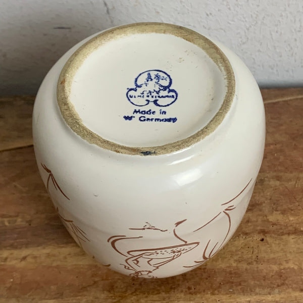 Mid Century Reklame Vase Eszet Schokolade