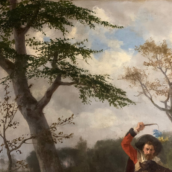 Ölgemälde Der Überfall von Werner Schuch