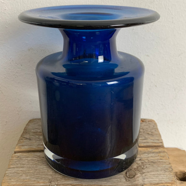 Vintage Glas Vase von Hans Theo Baumann für Gral Glas
