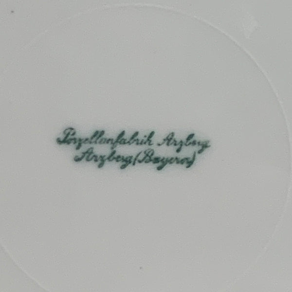 6 Essteller Rotrand von Hermann Gretsch für Arzberg