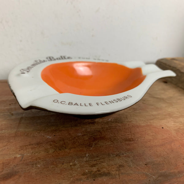 Vintage Aschenbecher Der milde Balle Rum