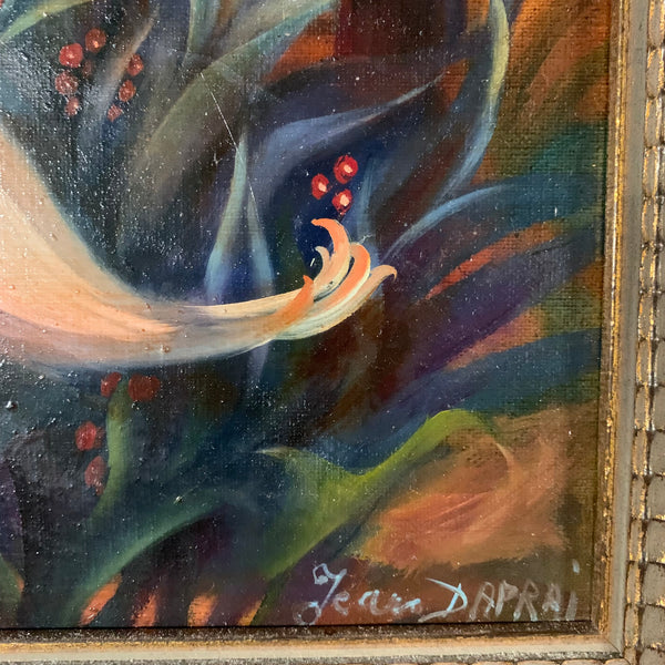 Ölgemälde Die Dame mit dem Einhorn von Jean Daprai
