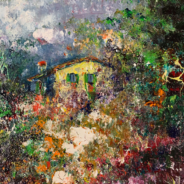 Ölgemälde Zaubergarten von Jean Roussillon