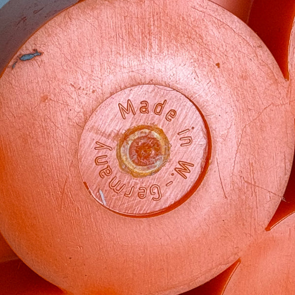 Vintage Stifthalter Utensilo orange