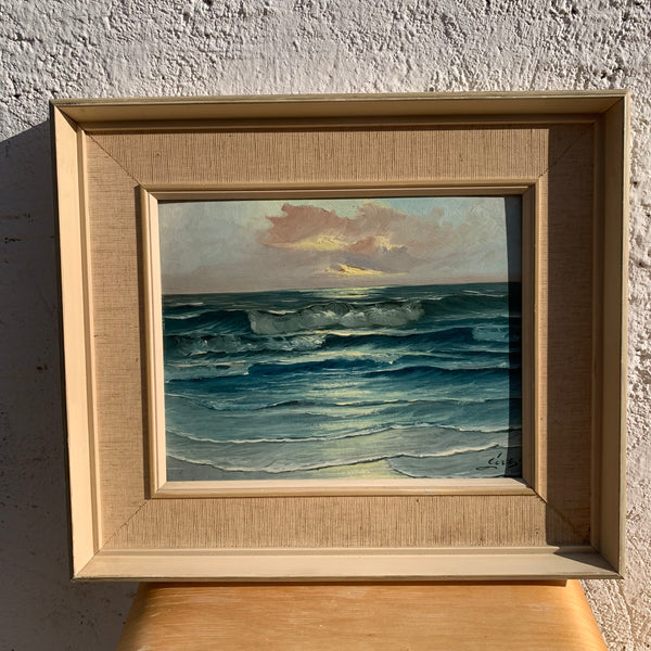Ölgemälde Nordsee Wellenbild von Karl Dirks