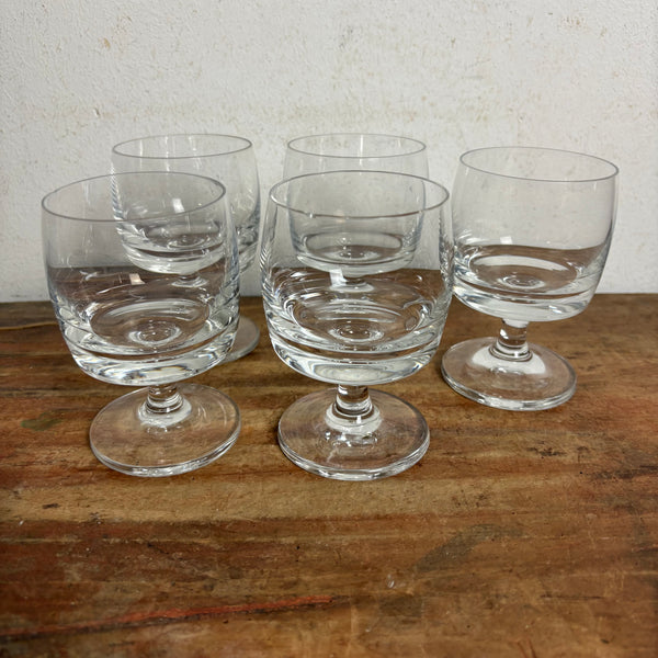 Vintage 5er Set Weingläser Römö von Dr. Klaus A. Breit für Wiesenthalhütte