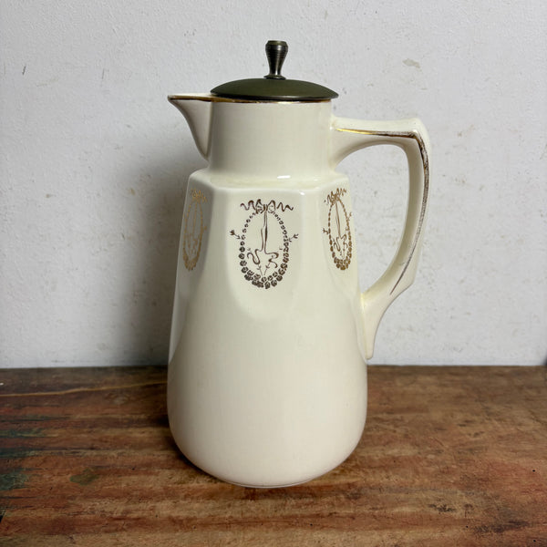 Vintage Jugendstil Cacao Kanne von Korff‘s