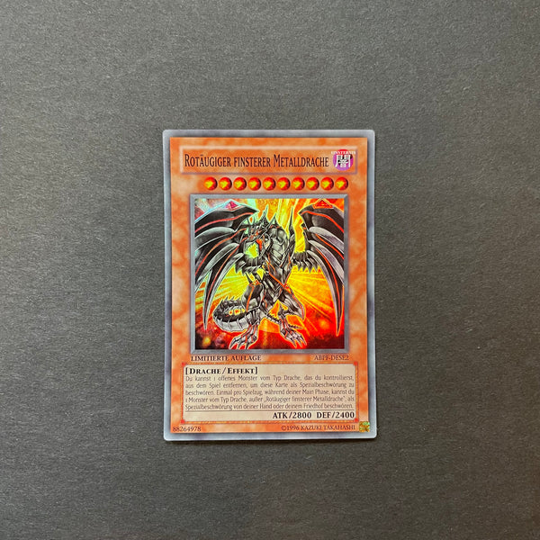 Rotäugiger Finster Metalldrache - Yu-Gi-Oh! Karte