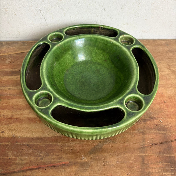 Vintage Adventskranz / Schale Keramik von Jasba 3051-20