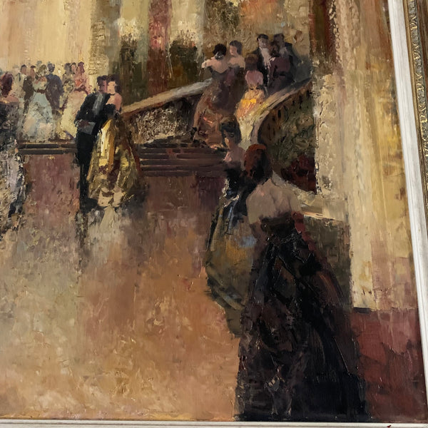 Ölgemälde Opernball von Ludwig Gschossmann
