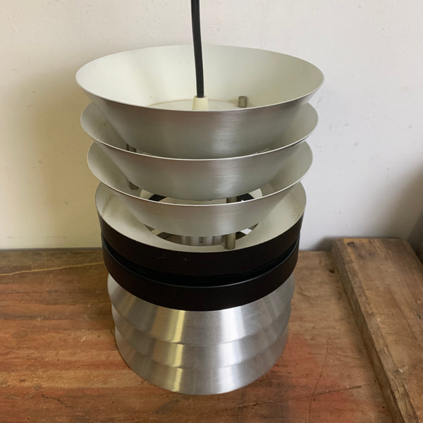 Vintage Space Age Lamellen Lampe von Doria Leuchten