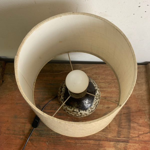 Vintage Keramik Lampe von Pan