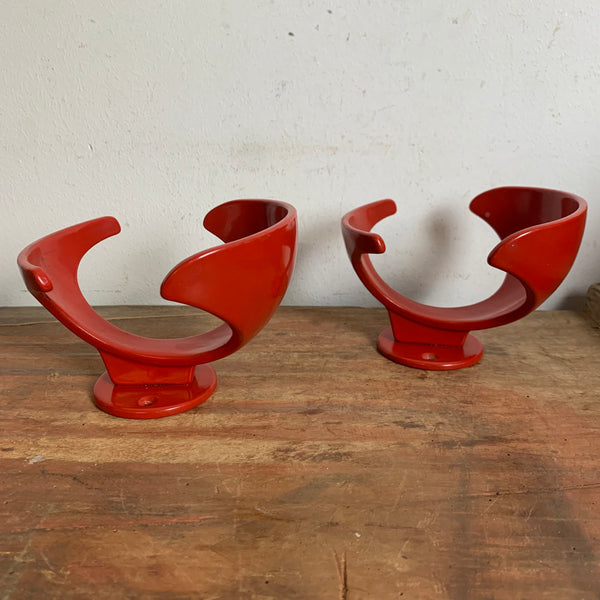 2 vintage Pop Art Garderobenhaken