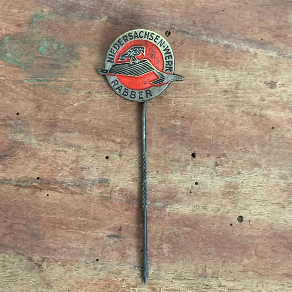 Vintage Niedersachsen-Werk Rabber Logo Stick Pin