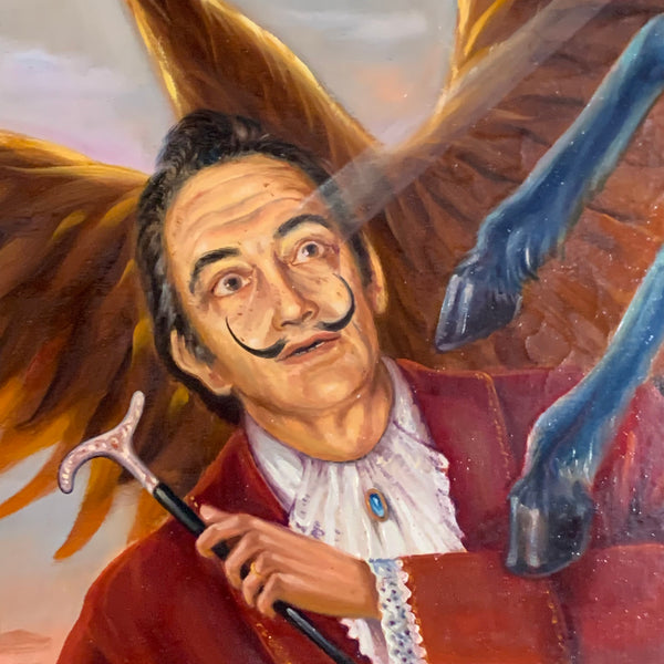 Ölgemälde Die Verführung von Salvador Dali von Jean Daprai