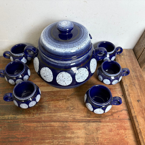 Vintage Keramik Bowle Service