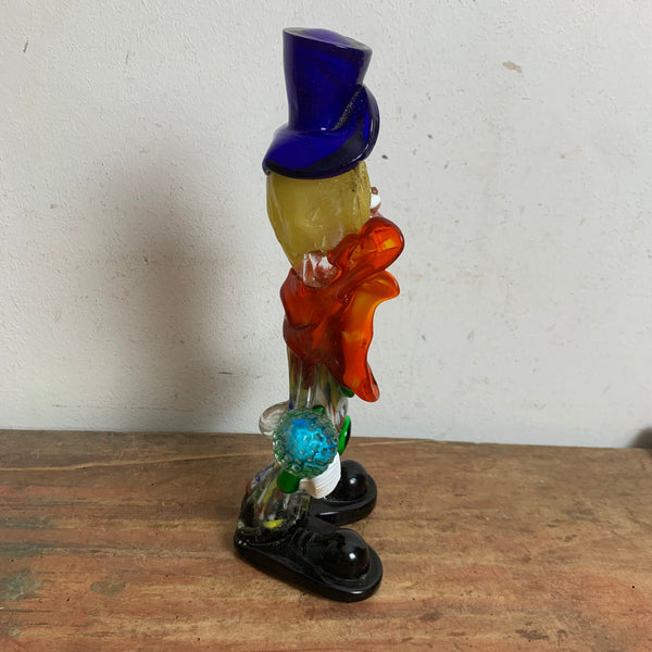 Vintage Murano Glas Skulptur Clown
