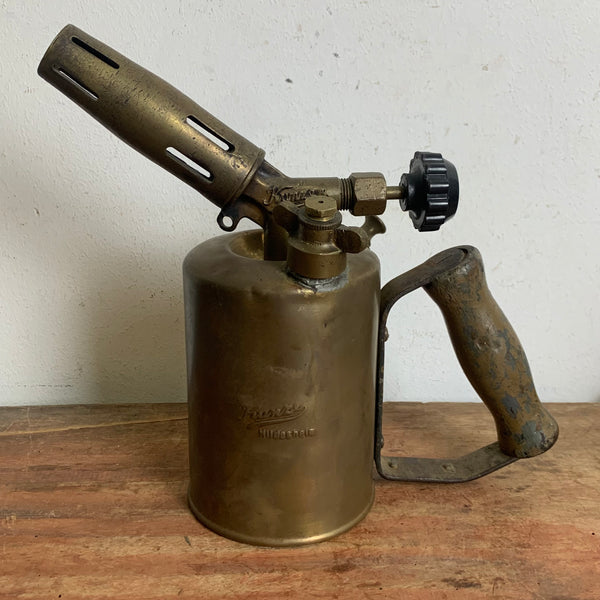Antike Benzin Lötlampe von Kunze