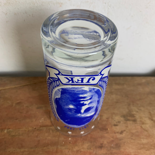 Vintage JFK Trinkglas