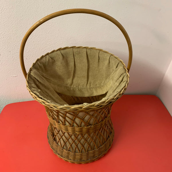 Vintage Mid Century Wäschekorb