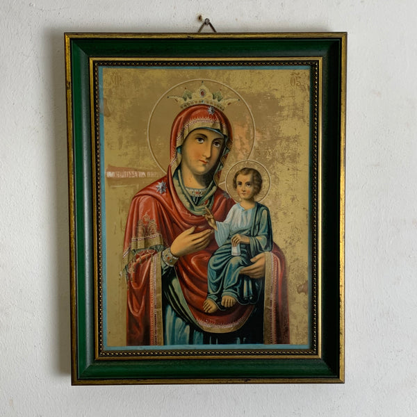 Porzellan Ikone Die Heilige Gottesmutter Sveta Bogoritza von Villeroy und Boch - Heinrich
