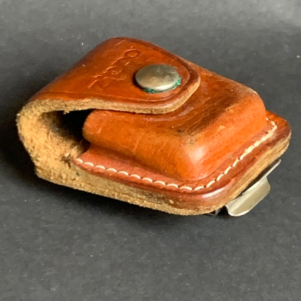 Zippo Feuerzeug Gürtel Tasche braun