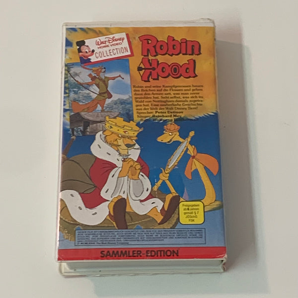 VHS Video Kassette Disney Robin Hood