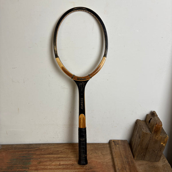 Vintage Holz Tennisschläger Advantage von Wilson