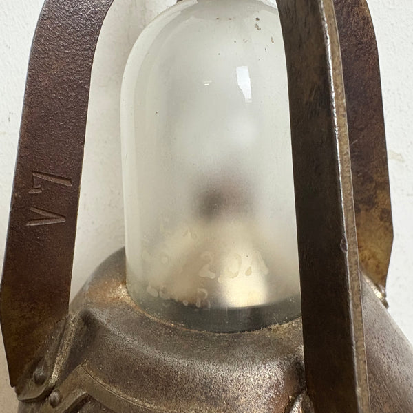Antike Grubenlampe MOAH 3 von Dominit