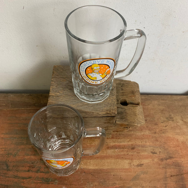 2 Biergläser Homer Simson