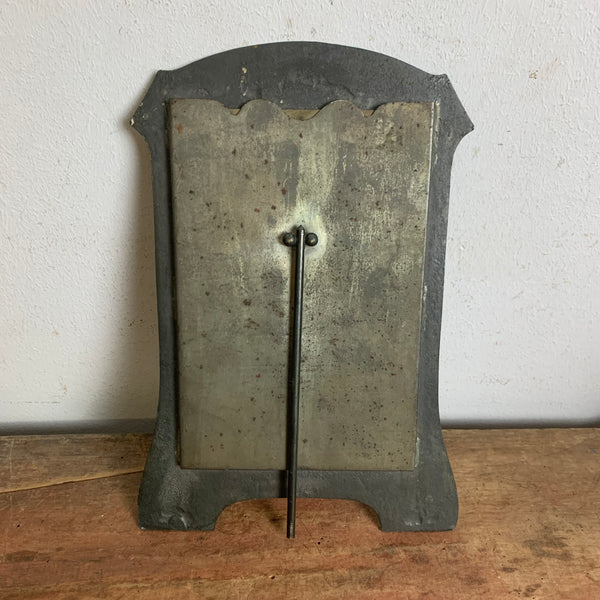 Art Deco Bilderrahmen für Portrait aus Zinn