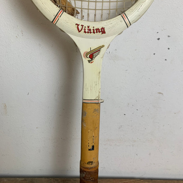 Vintage Holz Tennisschläger Viking