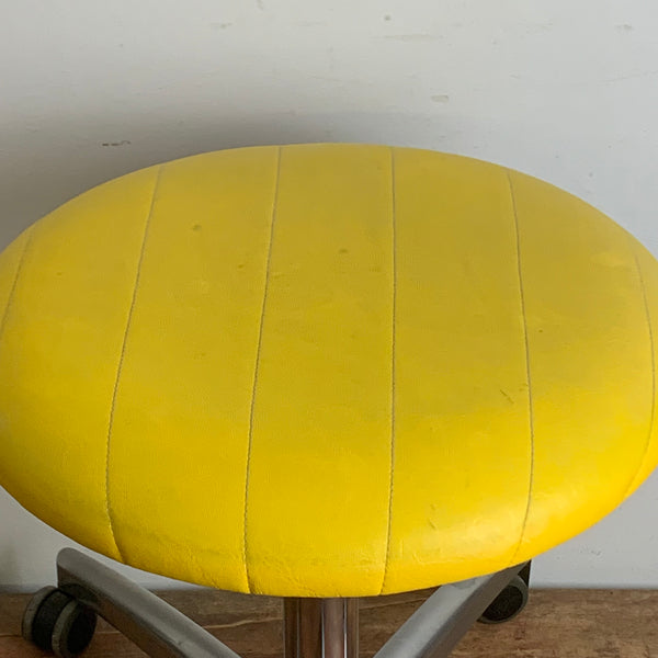 Retro Dreh Hocker mit Rollen