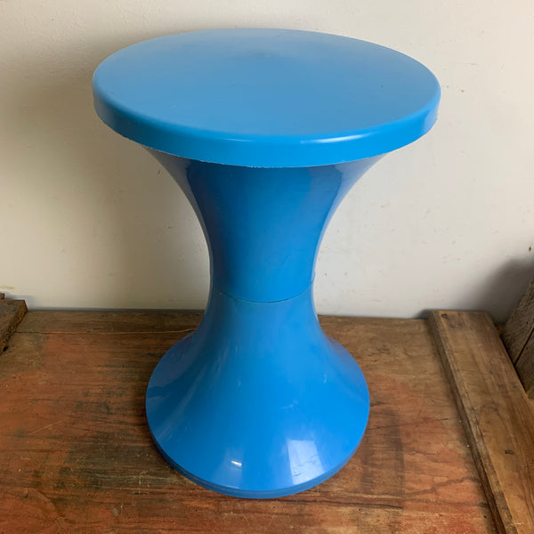 Vintage Pop Art Hocker wie Tam Tam blau