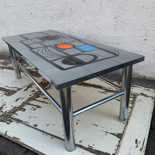 Vintage Design Coffee Table Keramik