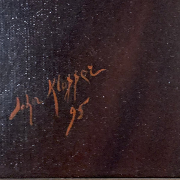 Ölgemälde Portrait Otto von Bismarck von John Klopper