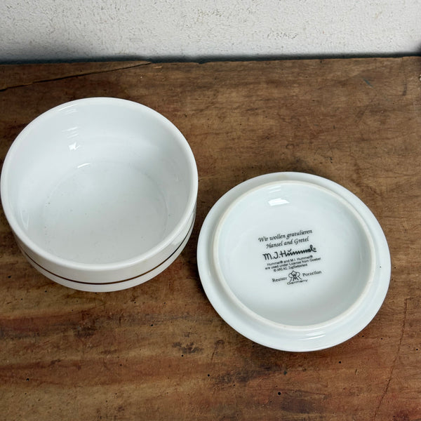 Vintage Porzellan Deckeldose Hummel Hänsel & Gretel von Reutter