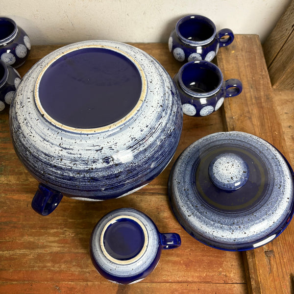 Vintage Keramik Bowle Service