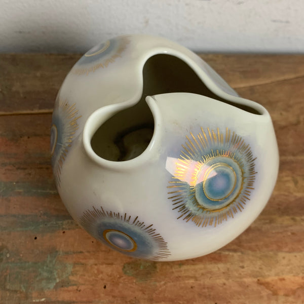 Art Deco Porzellan Design Vase von Franz Josef Karl für Neuerer Porzellan