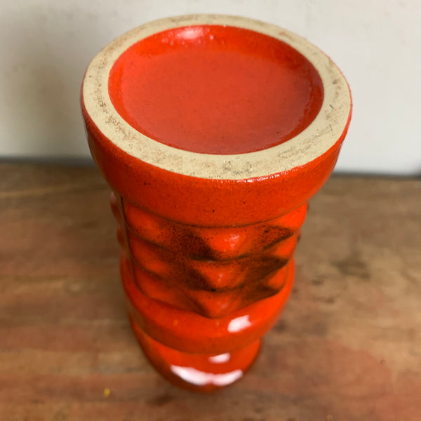 Pop Art Keramik Vase PAN Goebel rot