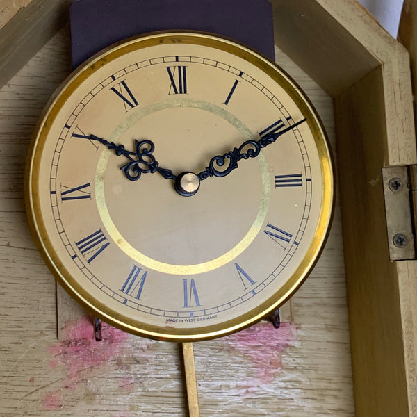 Vintage Suchard Chocolat Wanduhr 100. Jubiläum